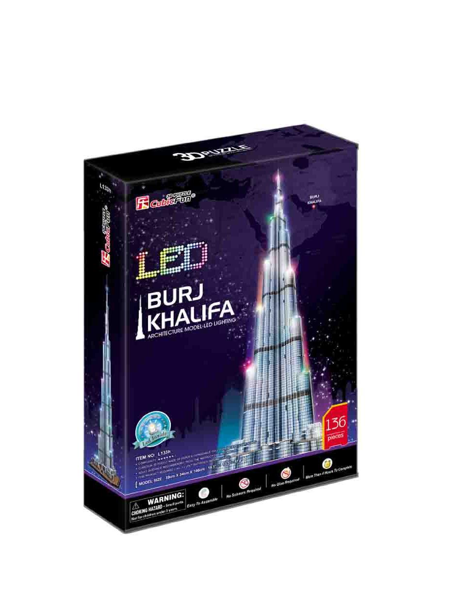 Rompecabezas 3D Torre Burj Khalifa 2