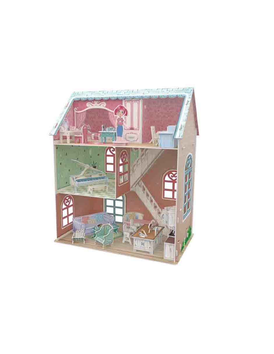 Rompecabezas 3D Dollhouse Pianist Home 2