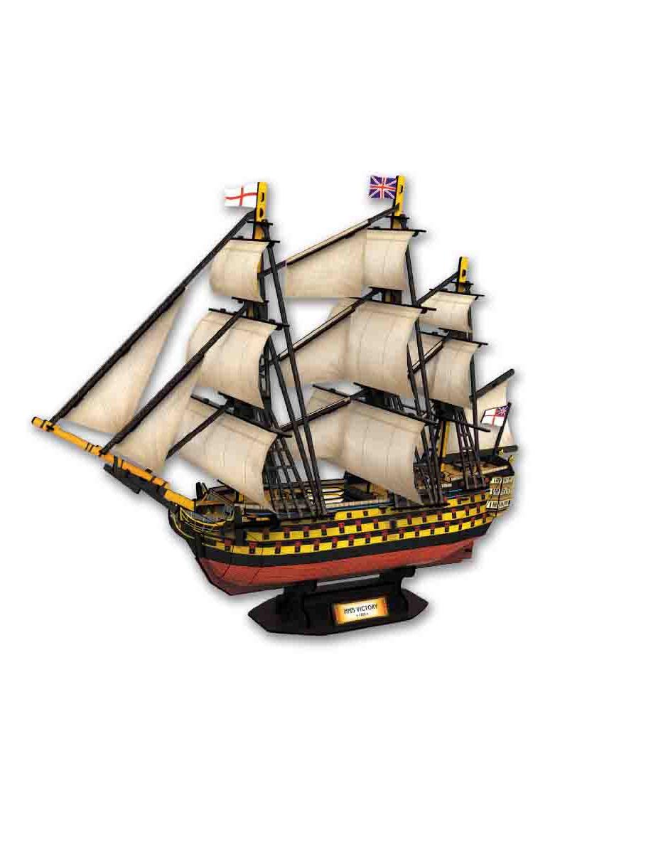 Rompecabezas 3D HMS Victory 2