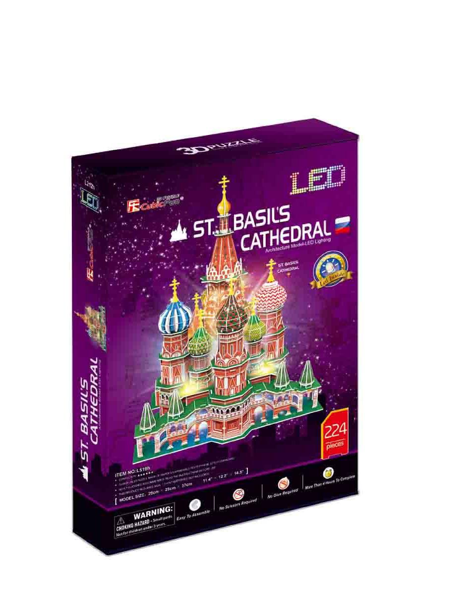Rompecabezas 3D Catedral San Basilio 2