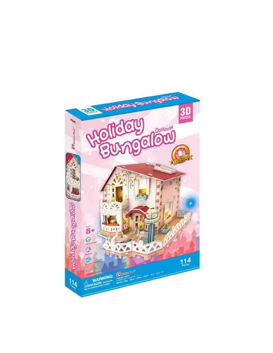Rompecabezas 3D Holiday Bungalow 3