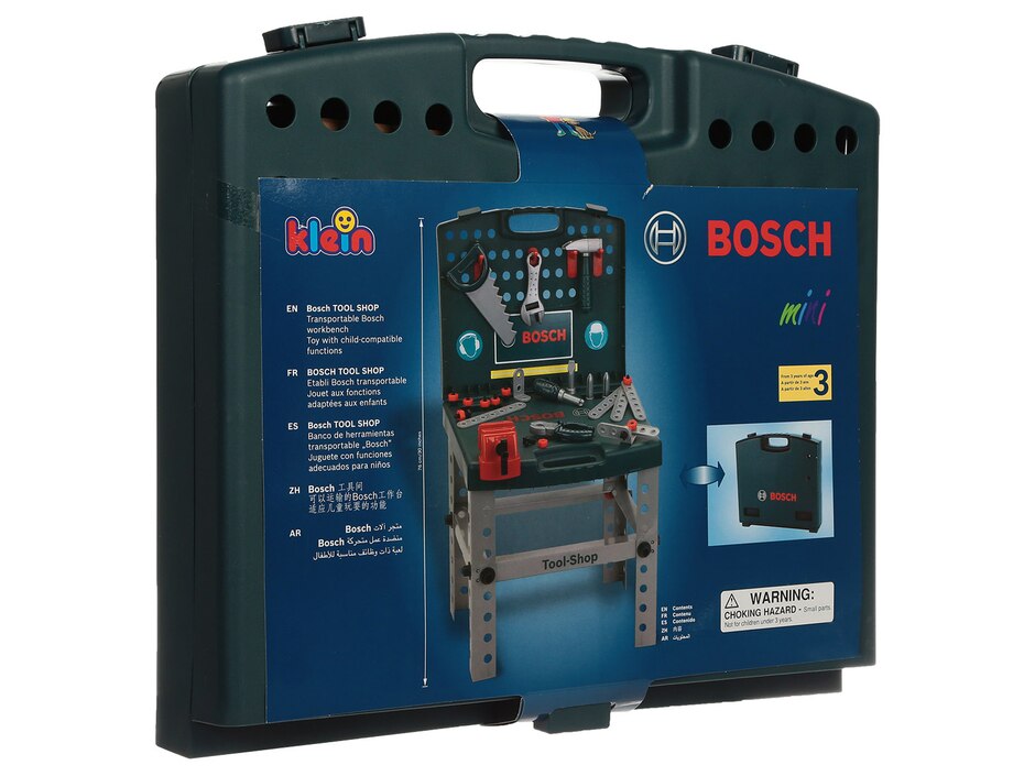 mesa de herramientas bosch para niños