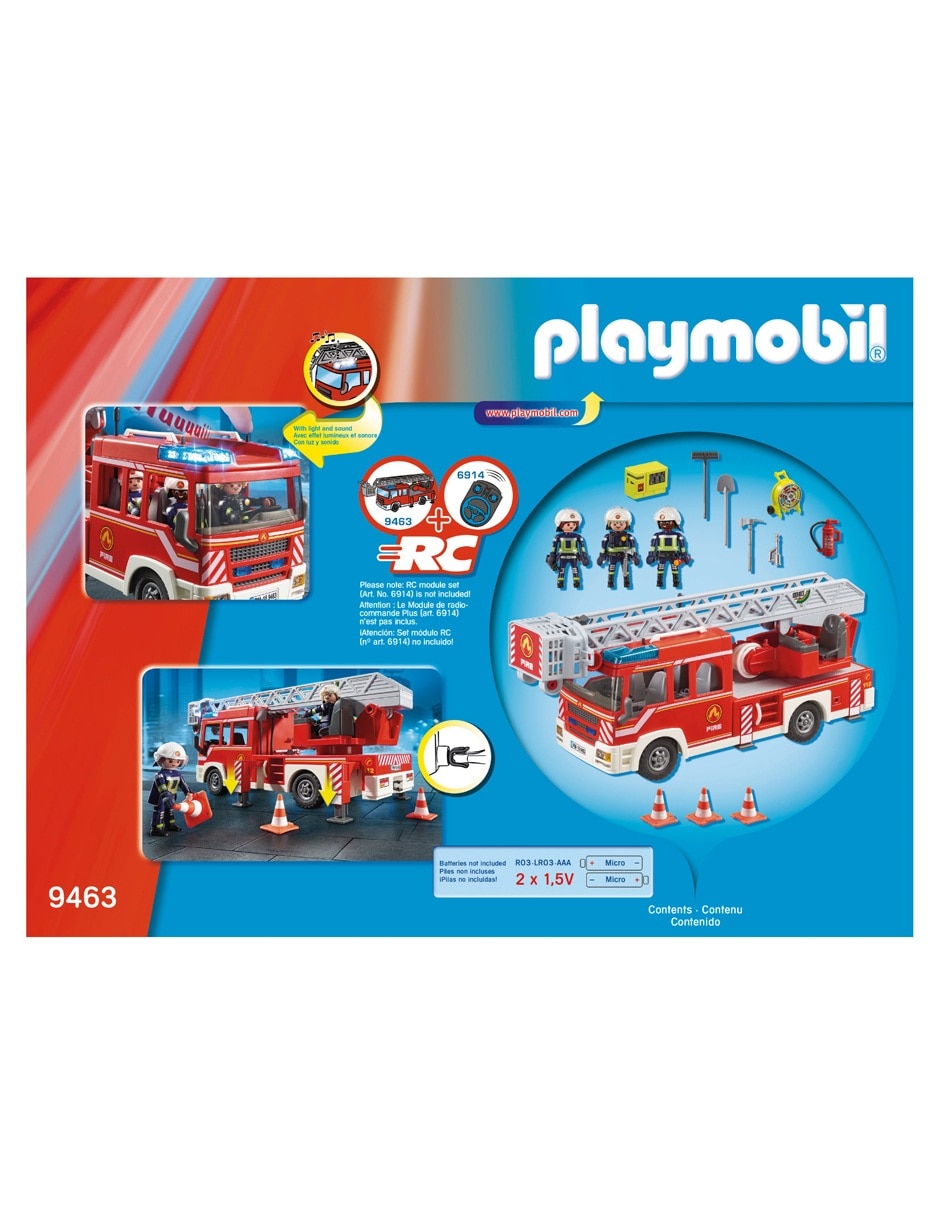 Camión de Bomberos con Escalera 4