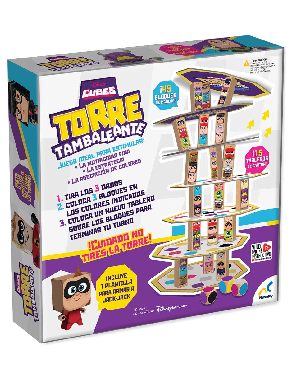 Torre Tambaleante Cubes Disney 2
