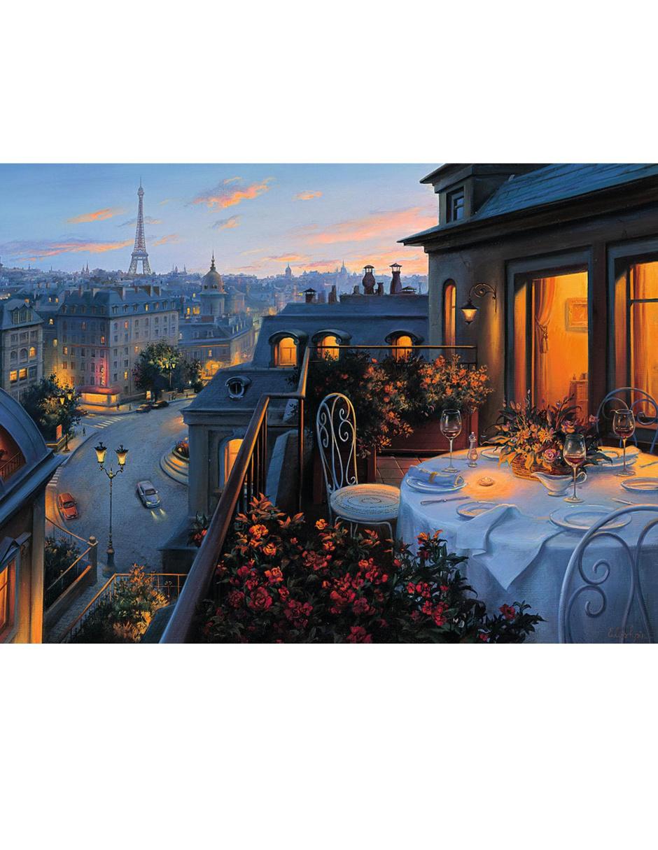 Rompecabezas Balcón Vista París 1000 Piezas 2