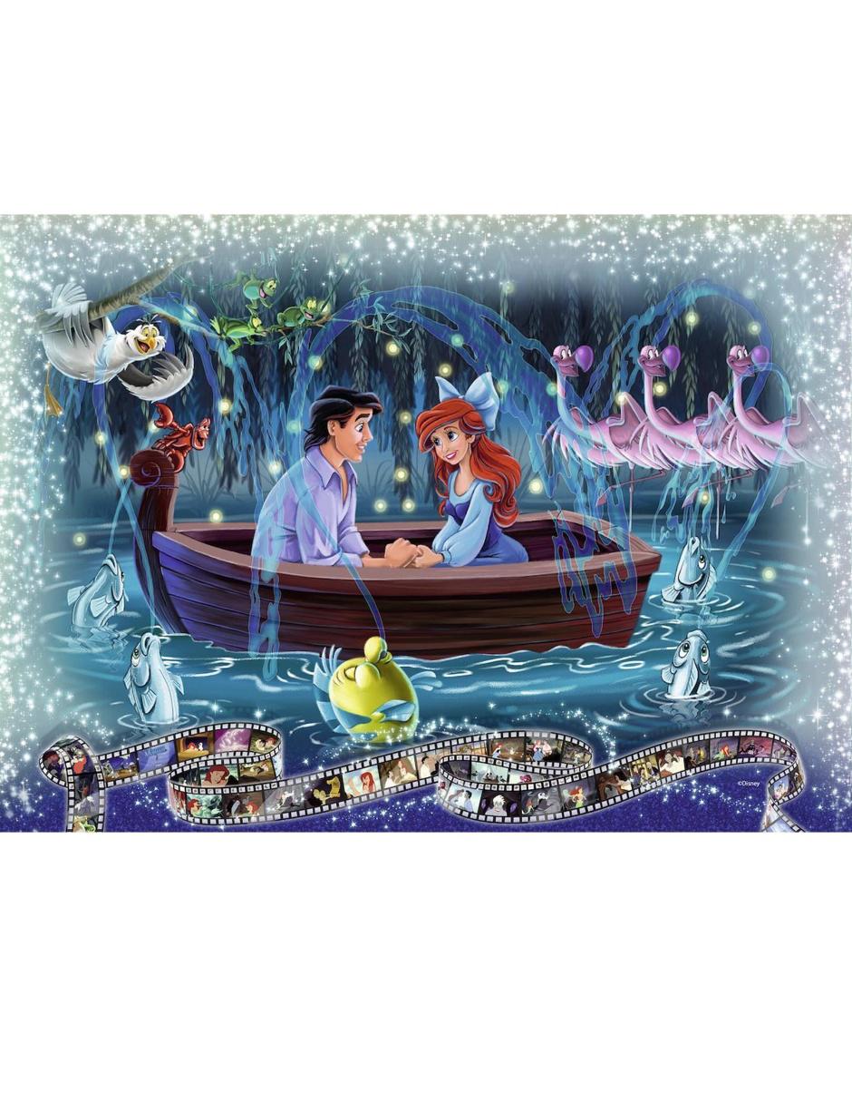 Puzzle Animado 1000 Piezas The Little Mermaid Maps La sirenita Disney de  Clementoni - JUGUETES PANRE