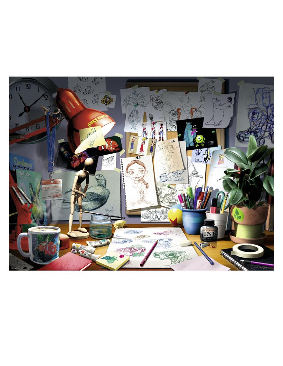 Rompecabezas Escritorio del Artista 1000 Piezas 2