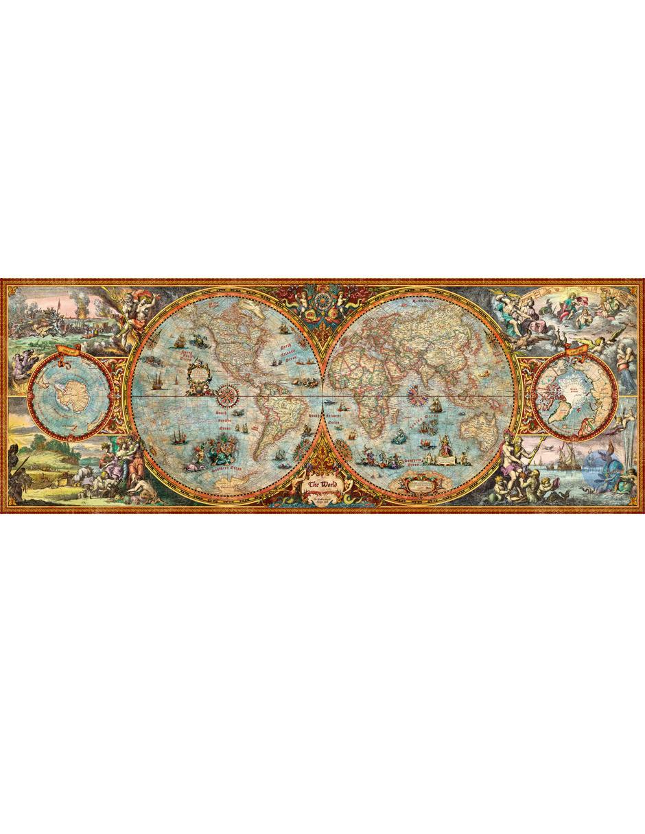 Rompecabezas Rajko Zigic: Mapa Panorámico 6000 Piezas + Póster 2