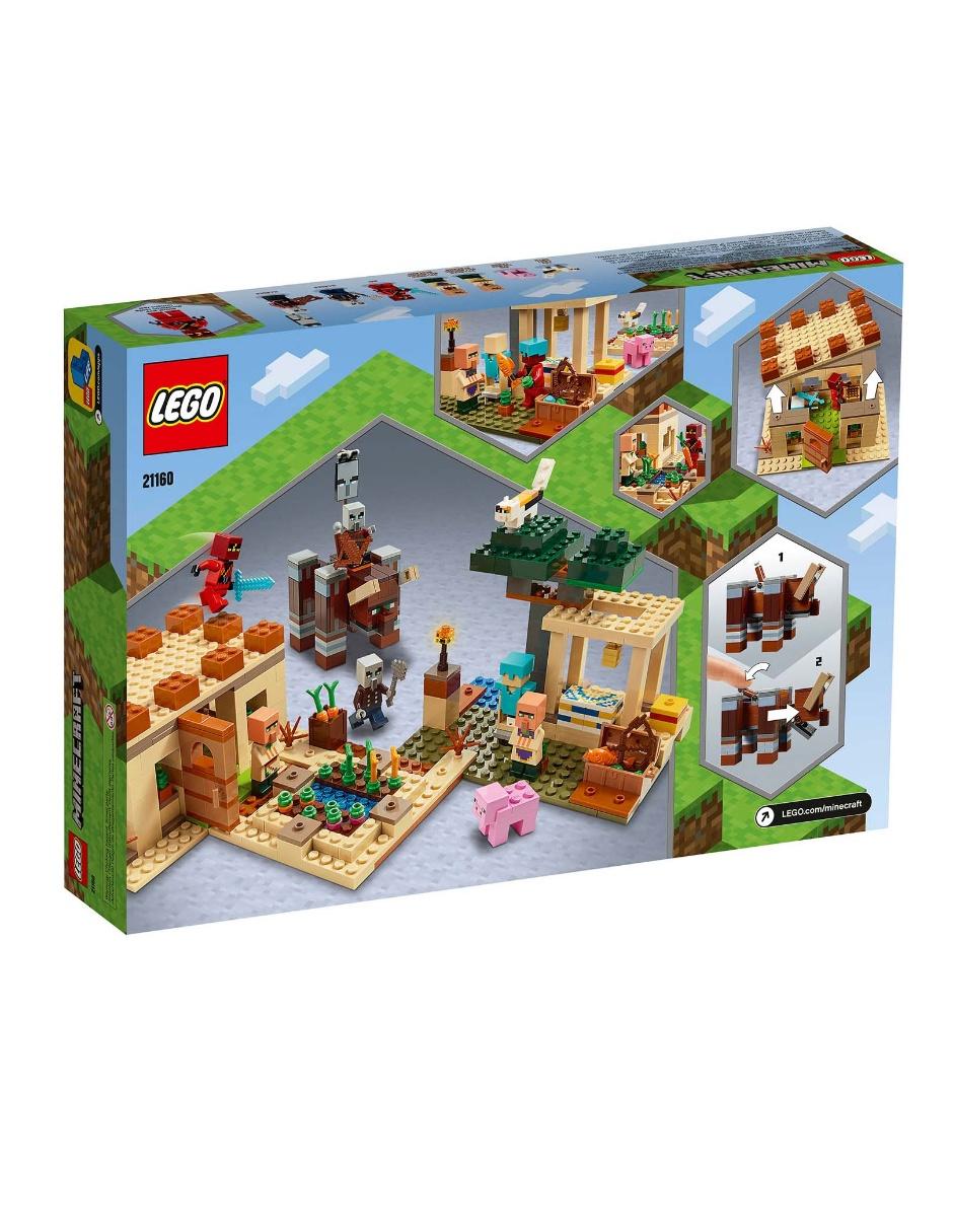 Disponible Descanso Comercial Set de Construcción la Invasión de los Illager Lego Minecraft | Liverpool .com.mx