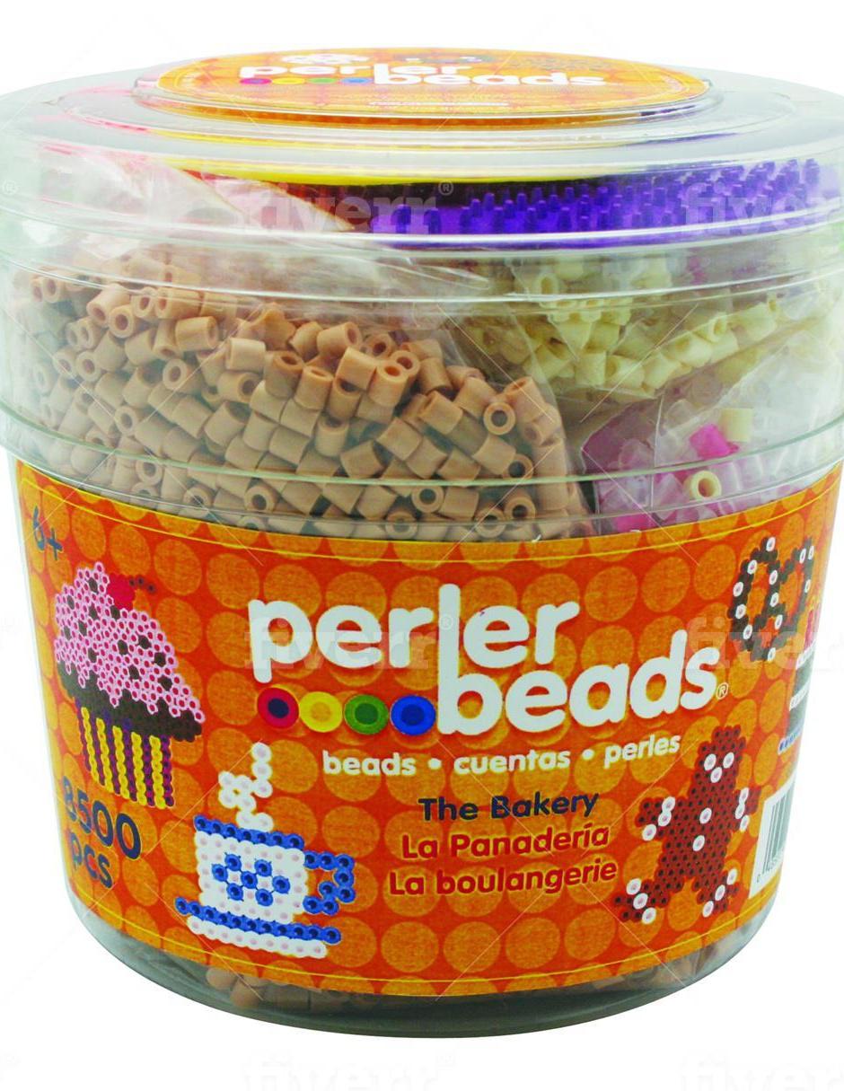 Cubeta con Cuentas de Plástico para Planchar The Bakery Bucket Cubeta con Cuentas de Plástico para Planchar The Bakery Bucket