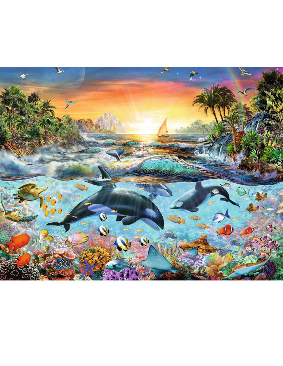 Rompecabezas Paraíso De Orcas 200 piezas 2