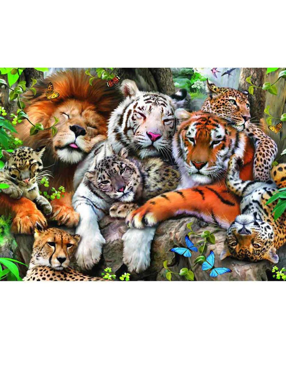 Rompecabezas Grandes Felinos 200 piezas 2