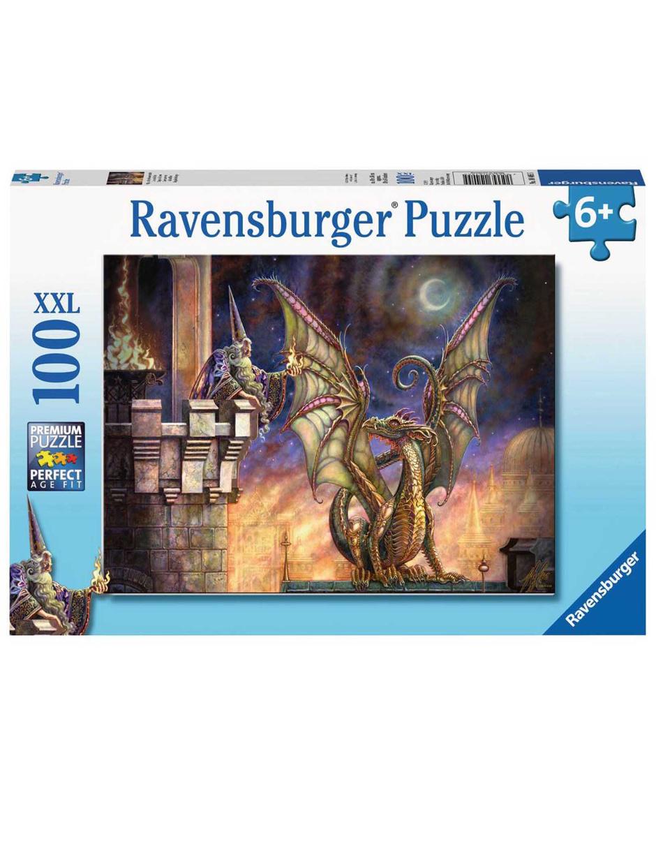 Rompecabezas Dragón de Fuego 100 piezas Ravensburger Suburbia