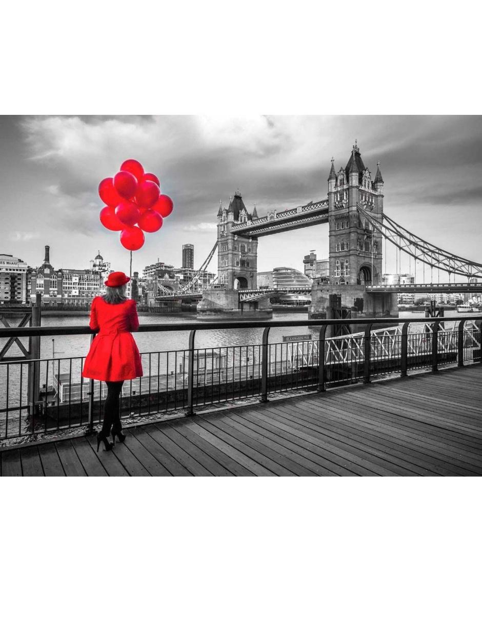 Rompecabezas Assaf Frank Londres Blanco y Negro 1000 piezas 2