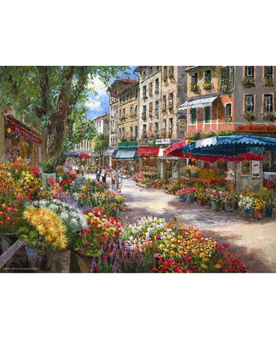 Rompecabezas Sam Park Café Paris 1000 piezas 2