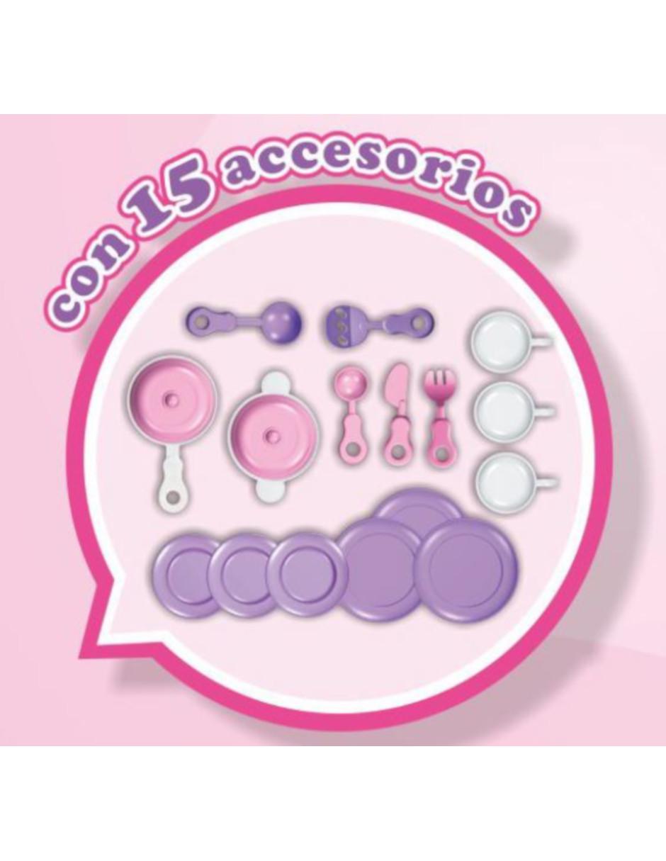 Cocina de Juguete con 15 Accesorios 2