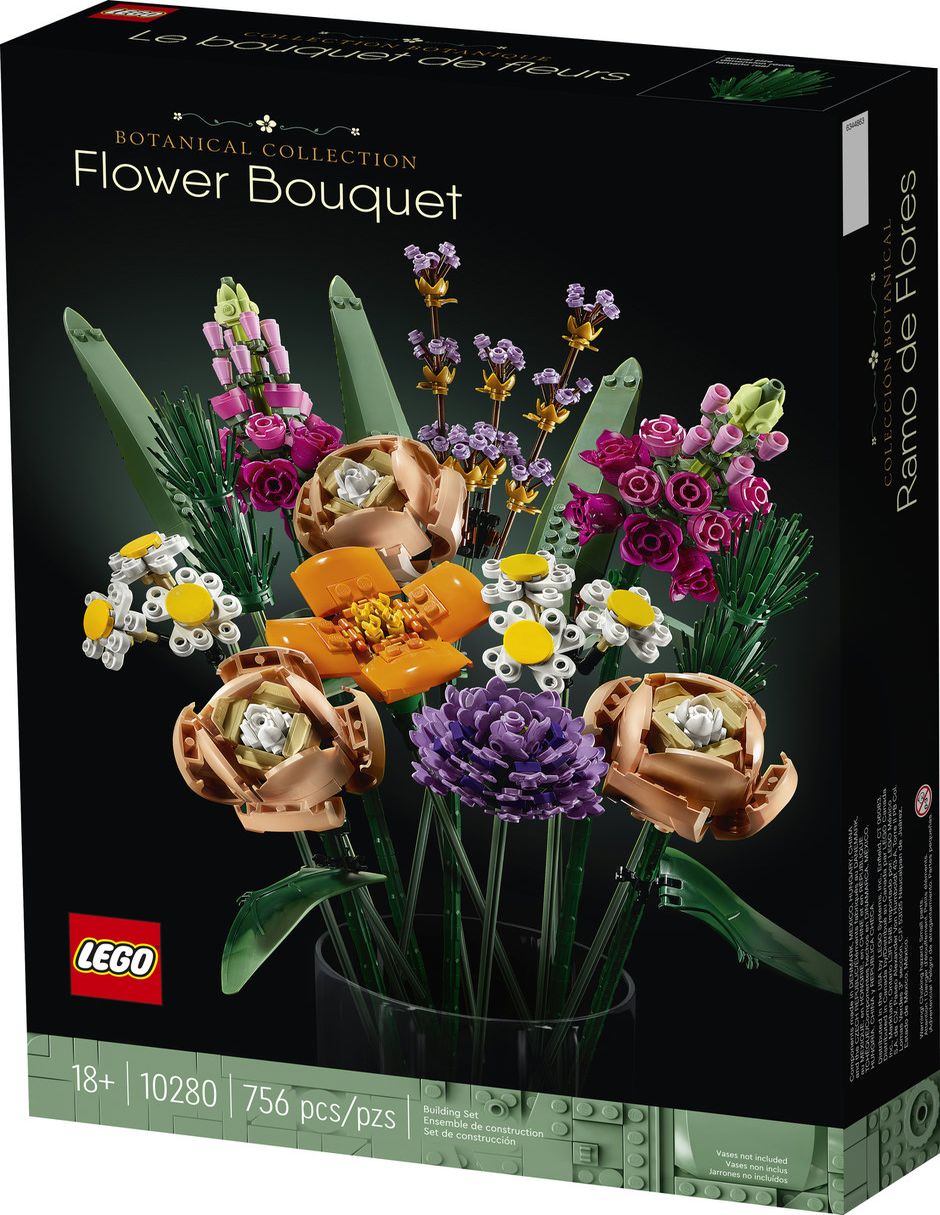 Ramos de LEGO: tipos de flores y marcas más baratas