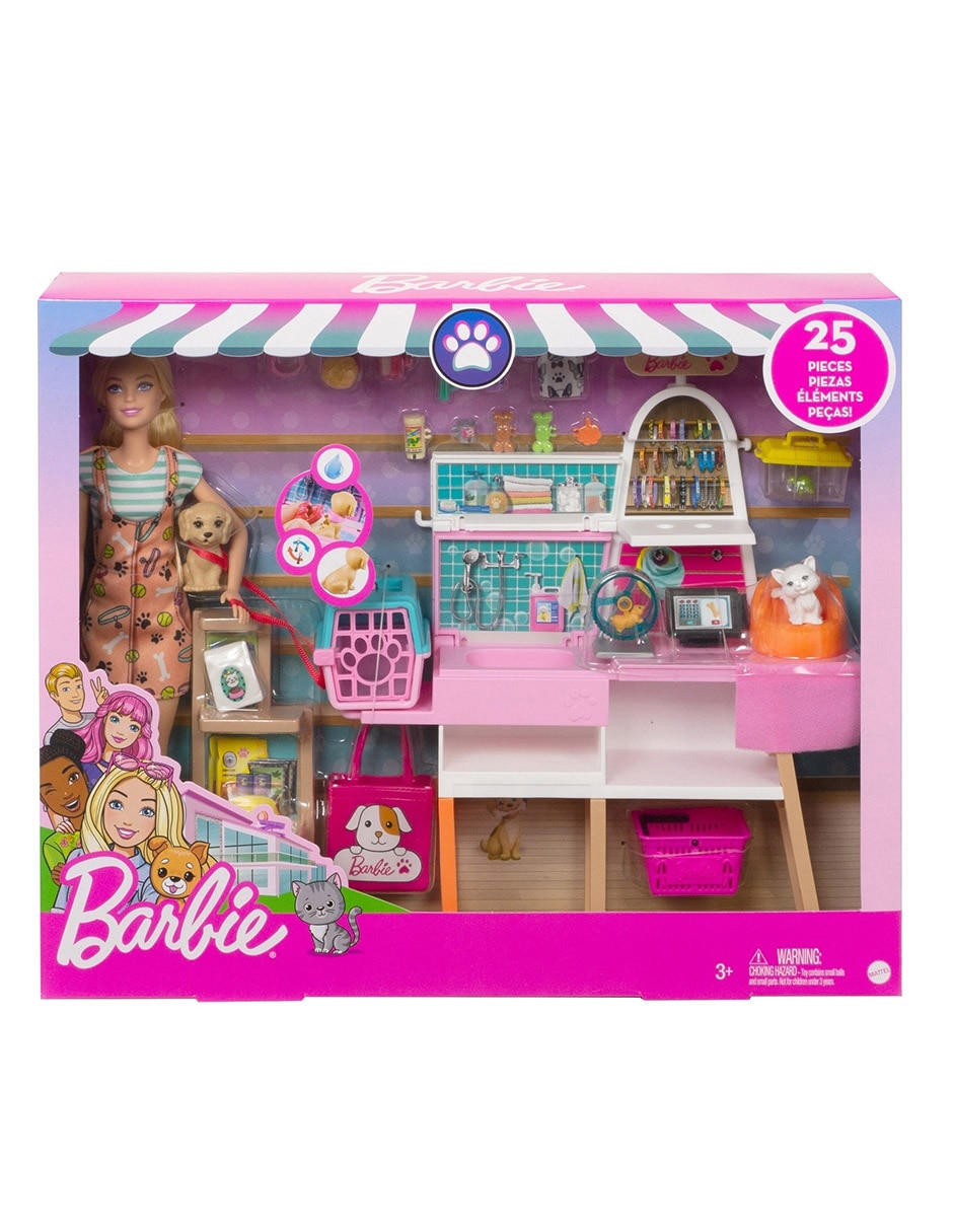 Set muneca Barbie Tienda de Mascotas Toys R Us