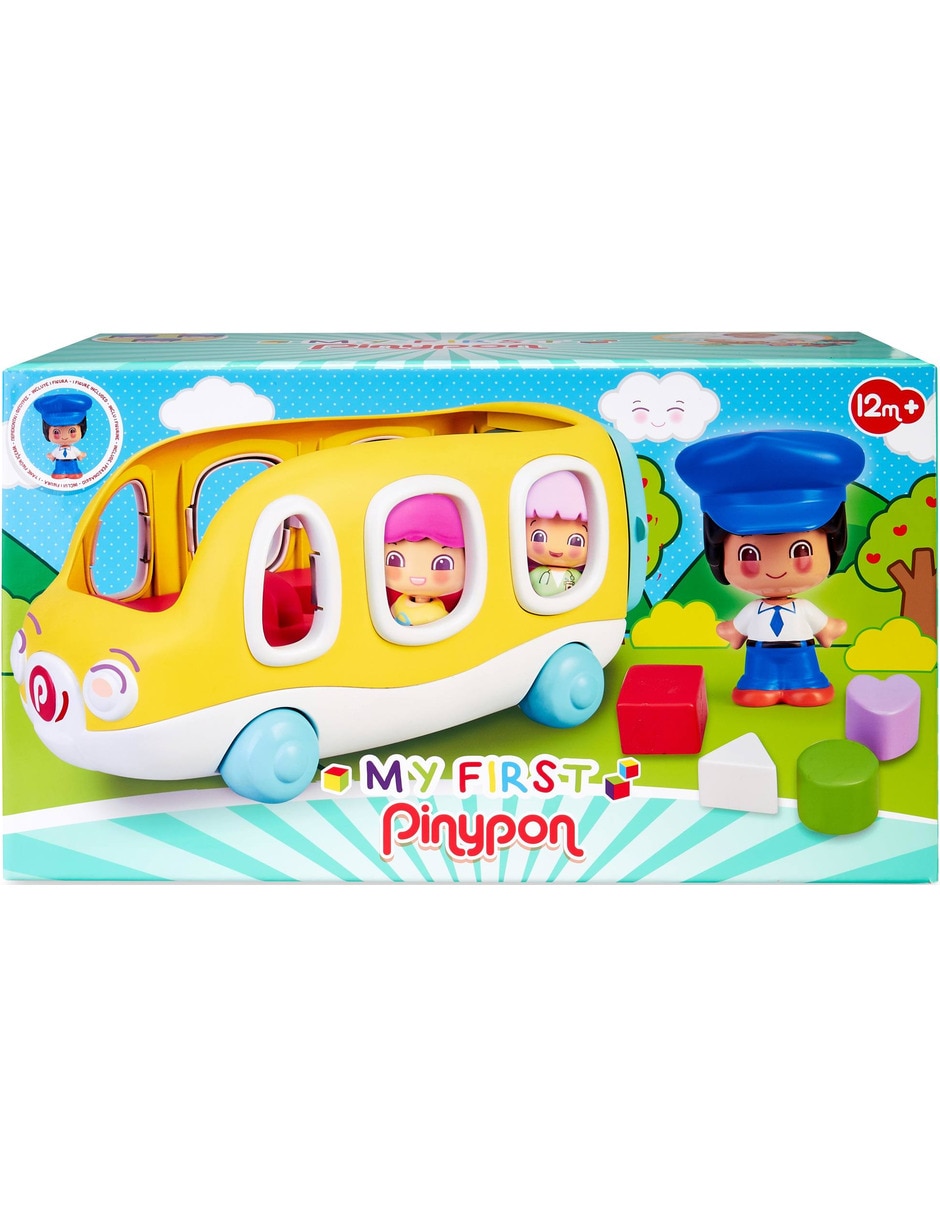 Bus Escolar Mi First Pinypon juego didáctico infantil unisex 3