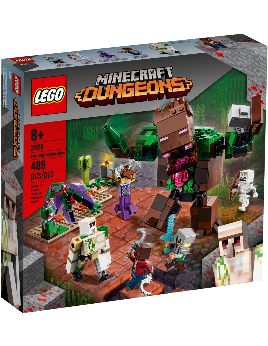 sustracción dominio Competidores Set de Construcción Lego La Abominación de la Selva de Minecraft con 489  piezas | Liverpool.com.mx
