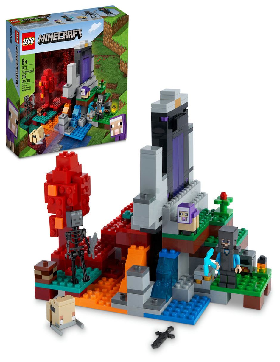 Reactor espejo de puerta más lejos Bloques Lego El Portal en Ruinas con 316 piezas | Liverpool.com.mx