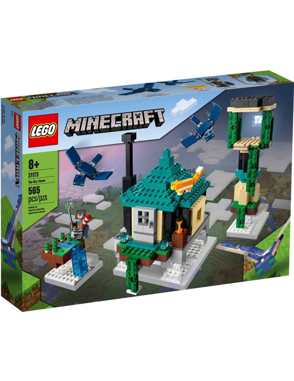 Seguid así católico Detallado Set de Construcción Lego La Torre al Cielo de Minecraft con 565 piezas |  Liverpool.com.mx