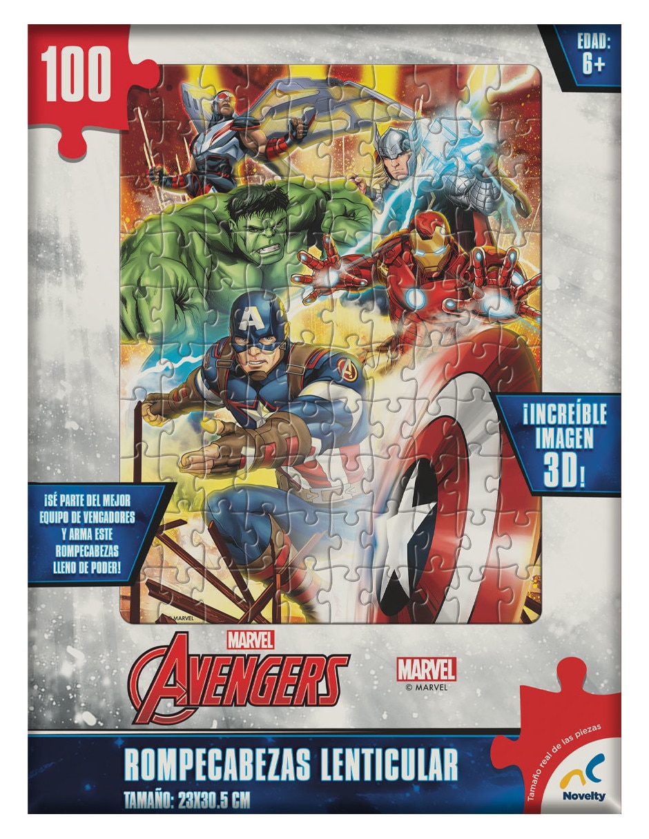 Rompecabezas Lenticular Avengers Marvel 2