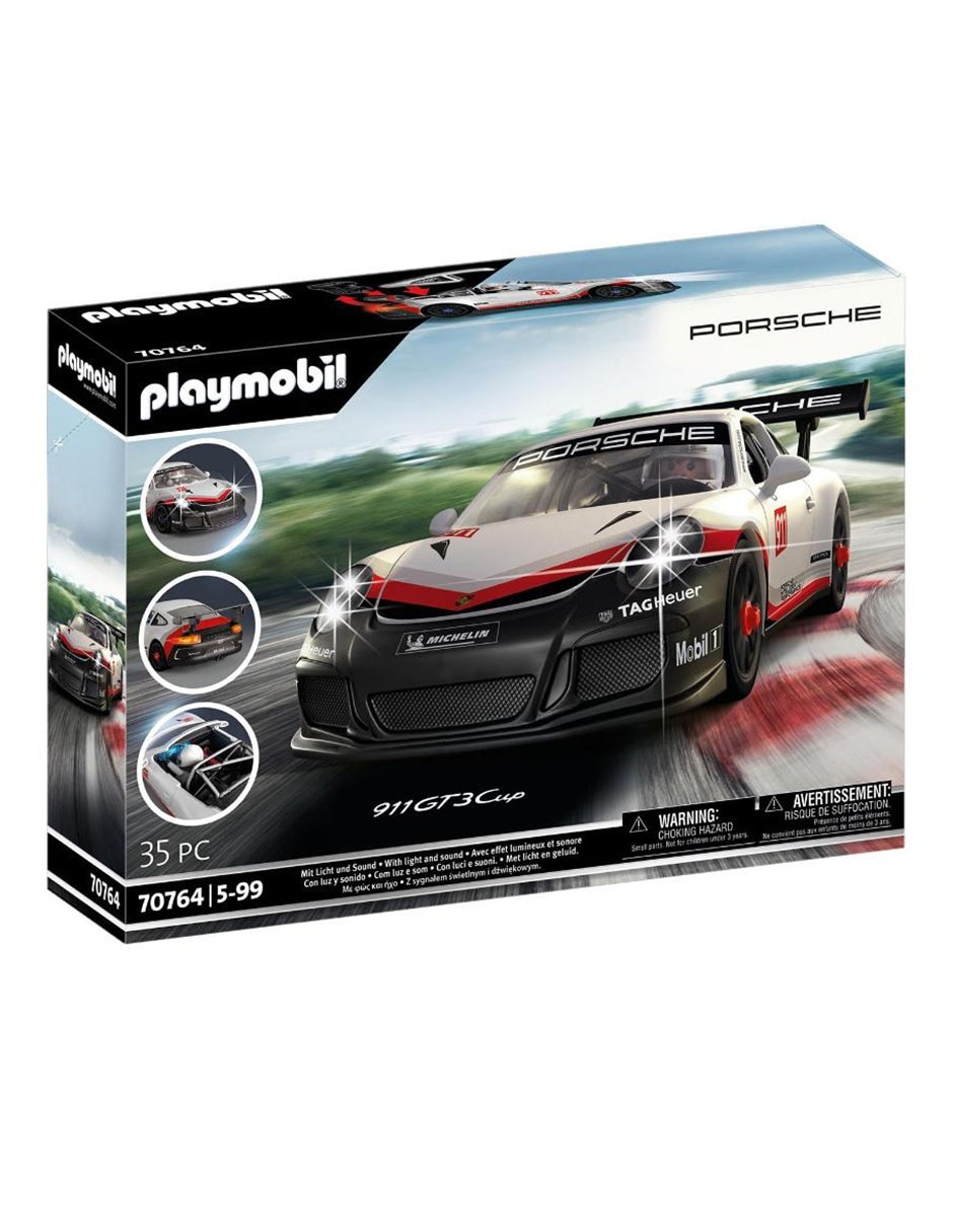 batería Compatible con Alpinista Juguete de Construcción Playmobil Porsche 911 GT3 Cup con 35 piezas |  Liverpool.com.mx