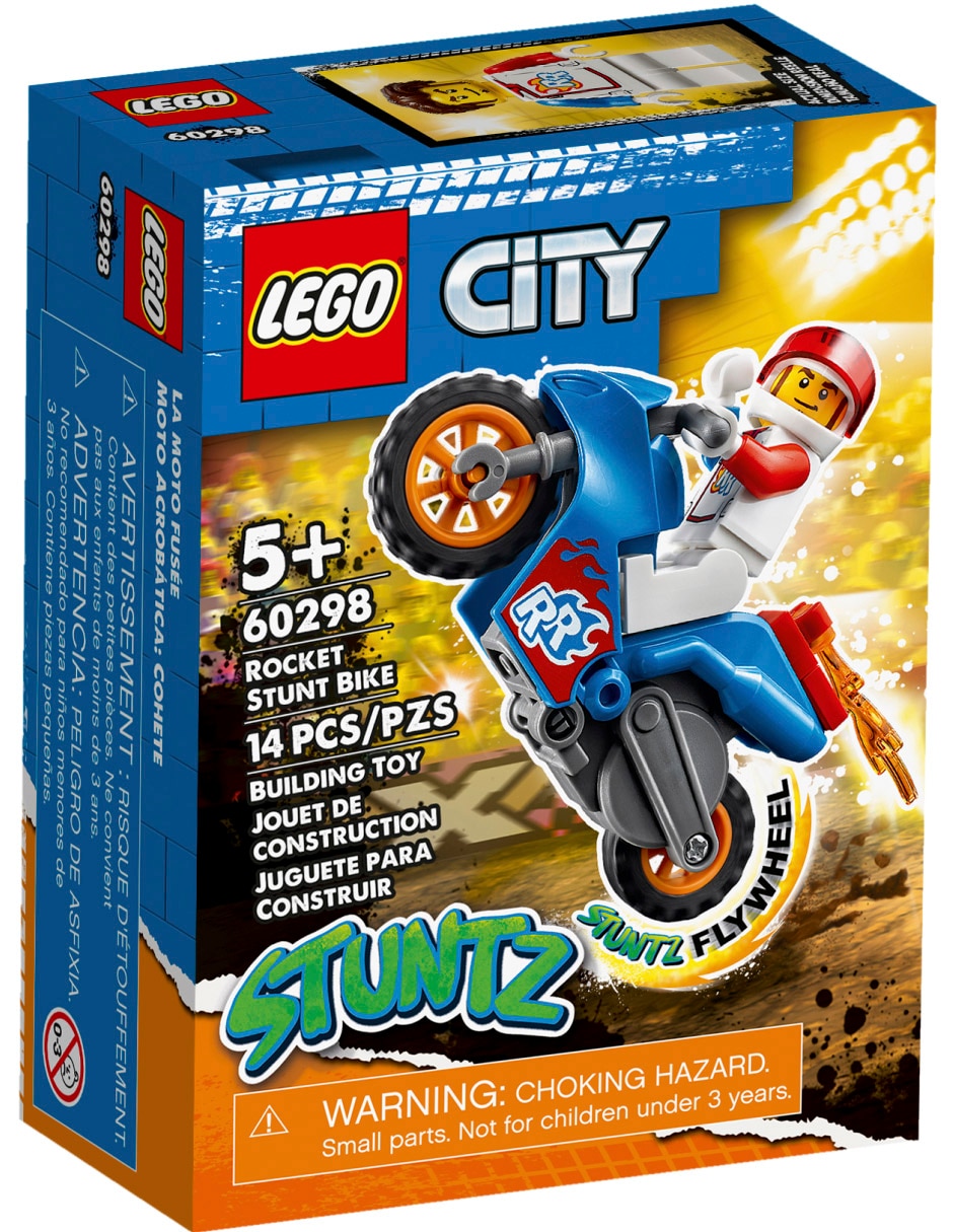 Soleado Idear residuo Juguete de Construcción Lego Moto Acrobática: Cohete de City Stuntz con 14  piezas | Liverpool.com.mx