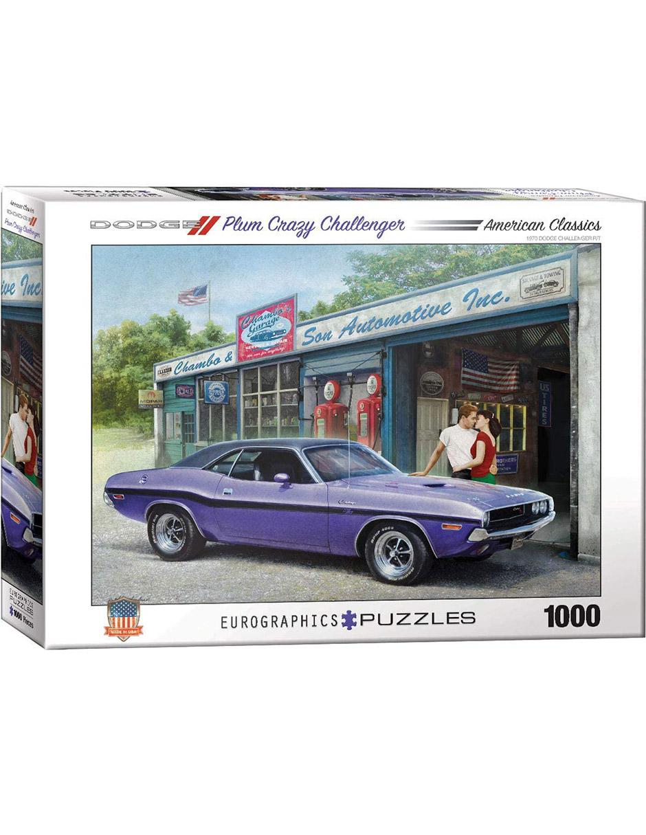 Rompecabezas 1000 piezas Greg Giordano: Dodge Challenger Morado Rompecabezas 1000 piezas Greg Giordano: Dodge Challenger Morado