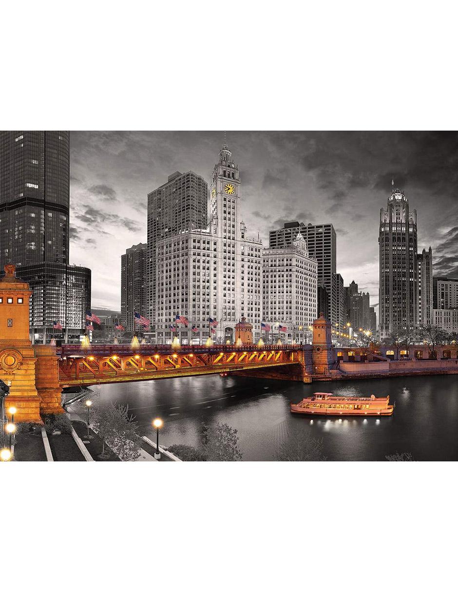 Rompecabezas 1000 piezas Calle Michigan Chicago 2