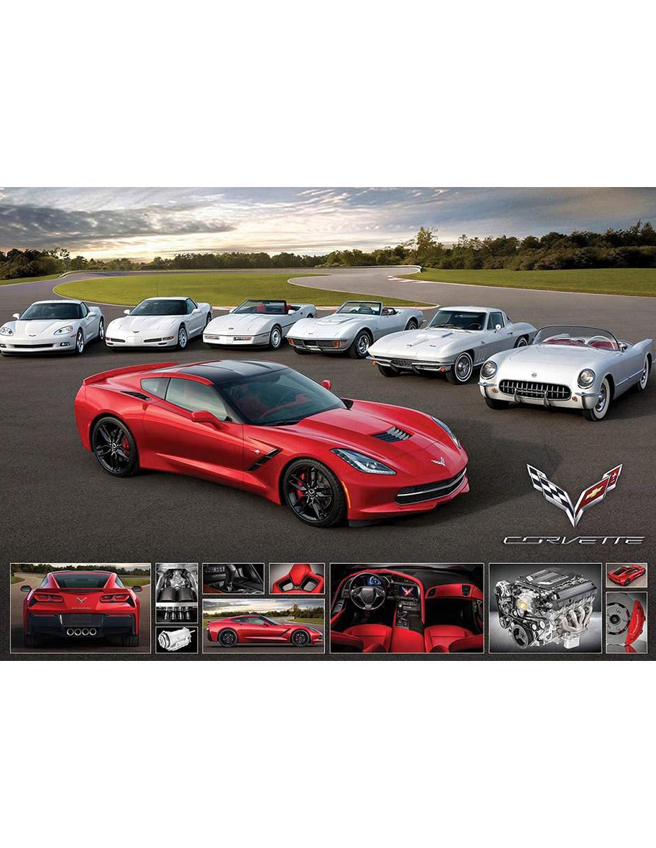 Rompecabezas 1000 piezas 2014 Corvette Stingray It Runs In The Family 2