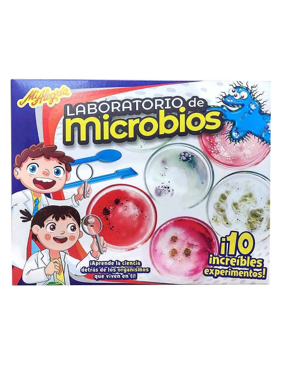 Set Laboratorio de Microbios Mi Alegría