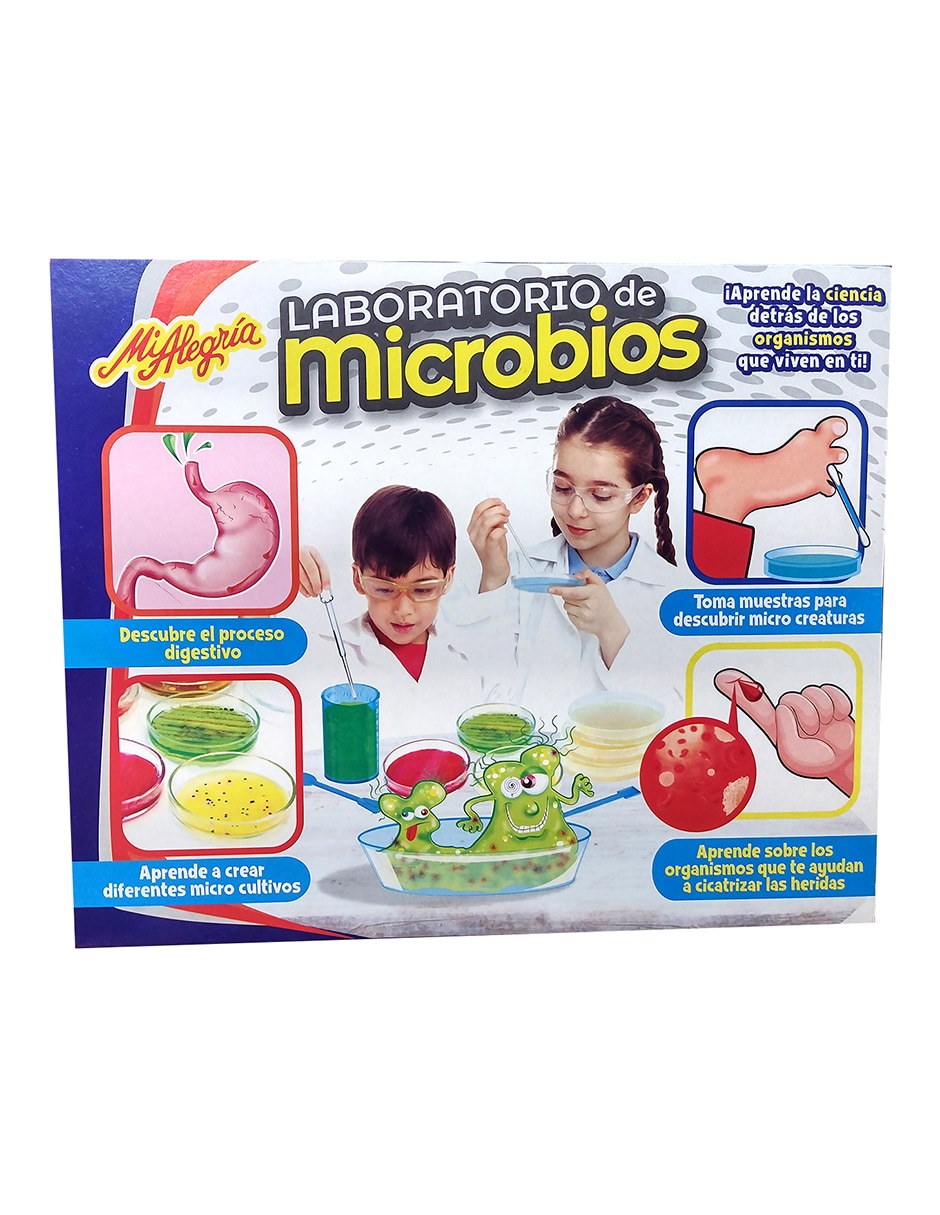 Set Laboratorio de Microbios Mi Alegría 4