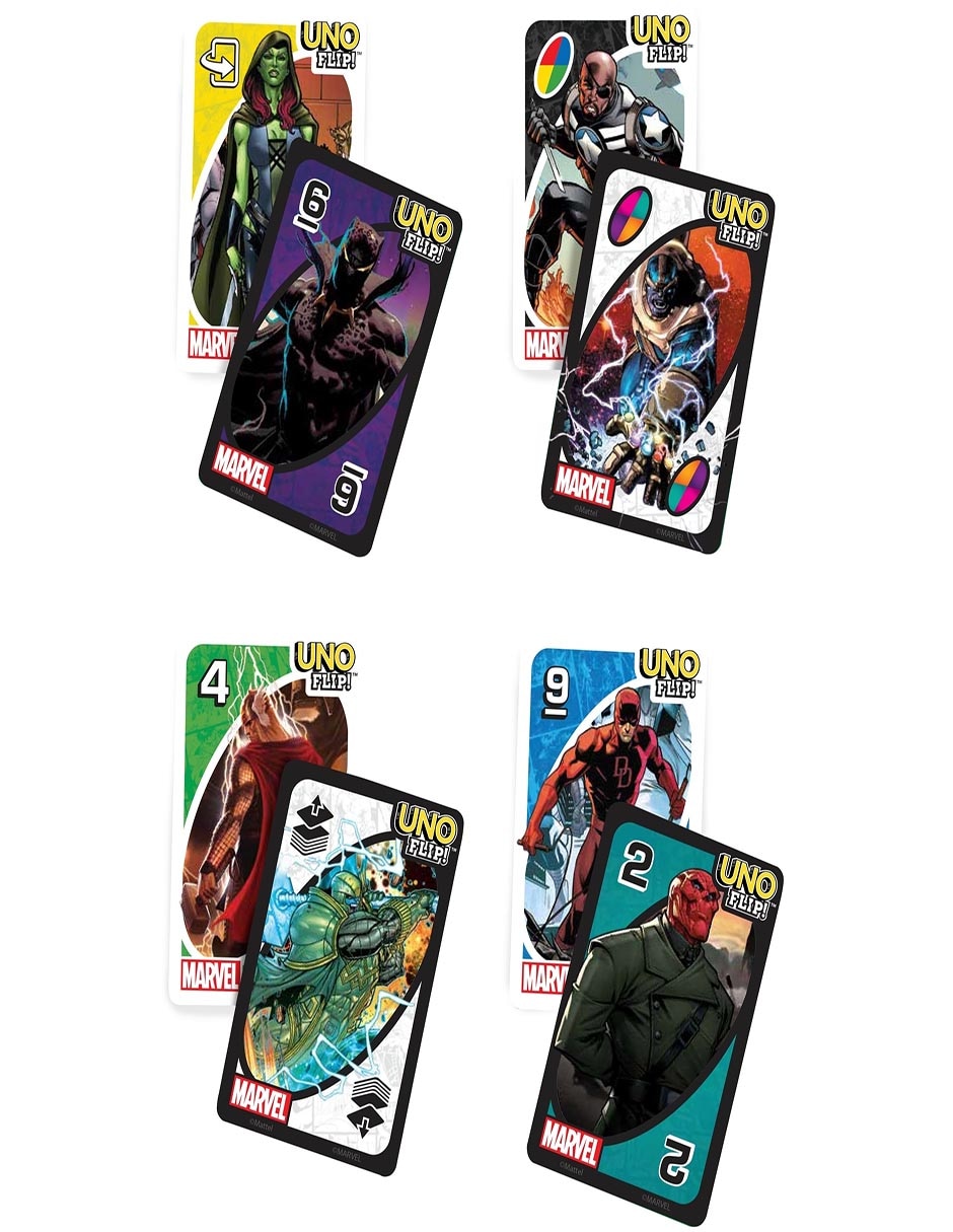 UNO Flip Marvel 3