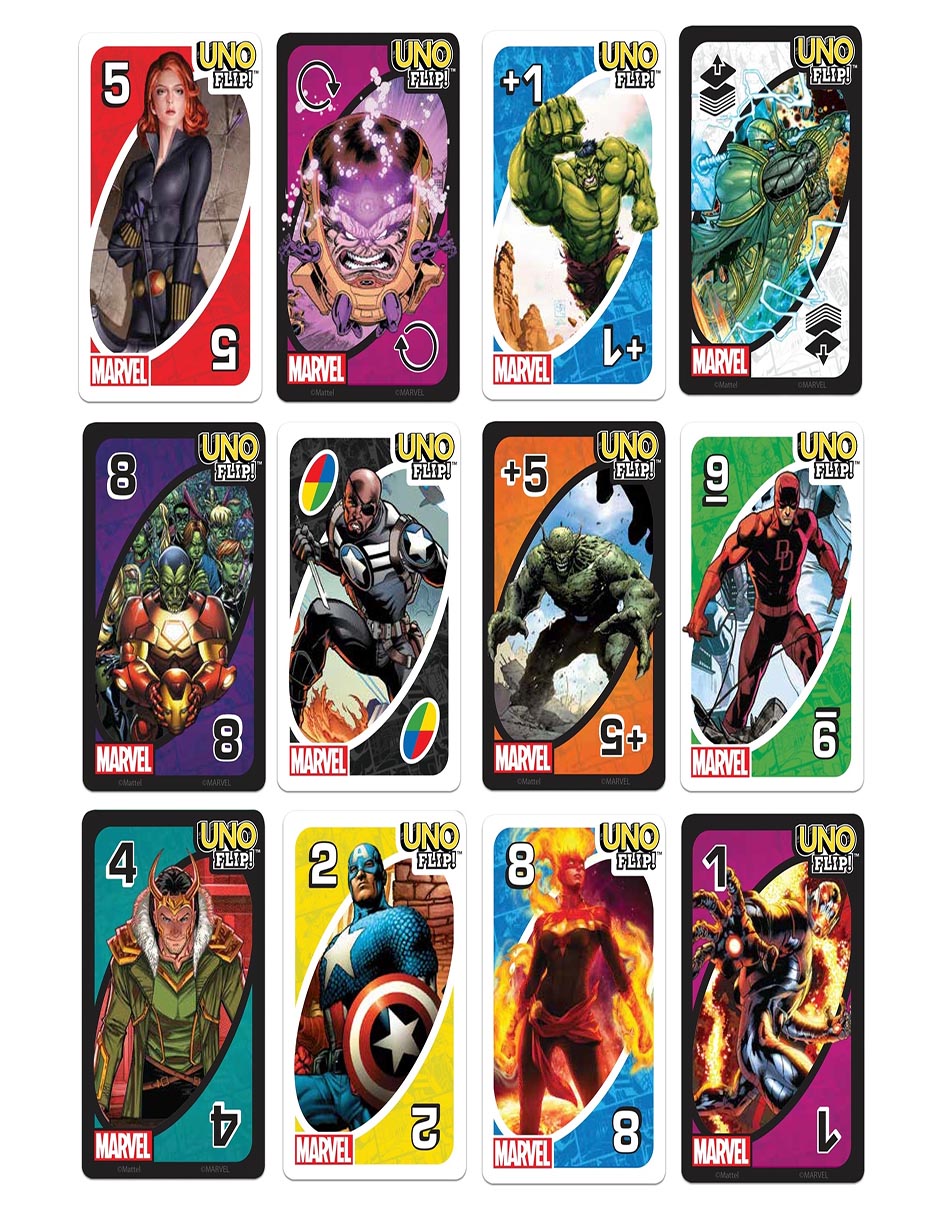 UNO Flip Marvel 6