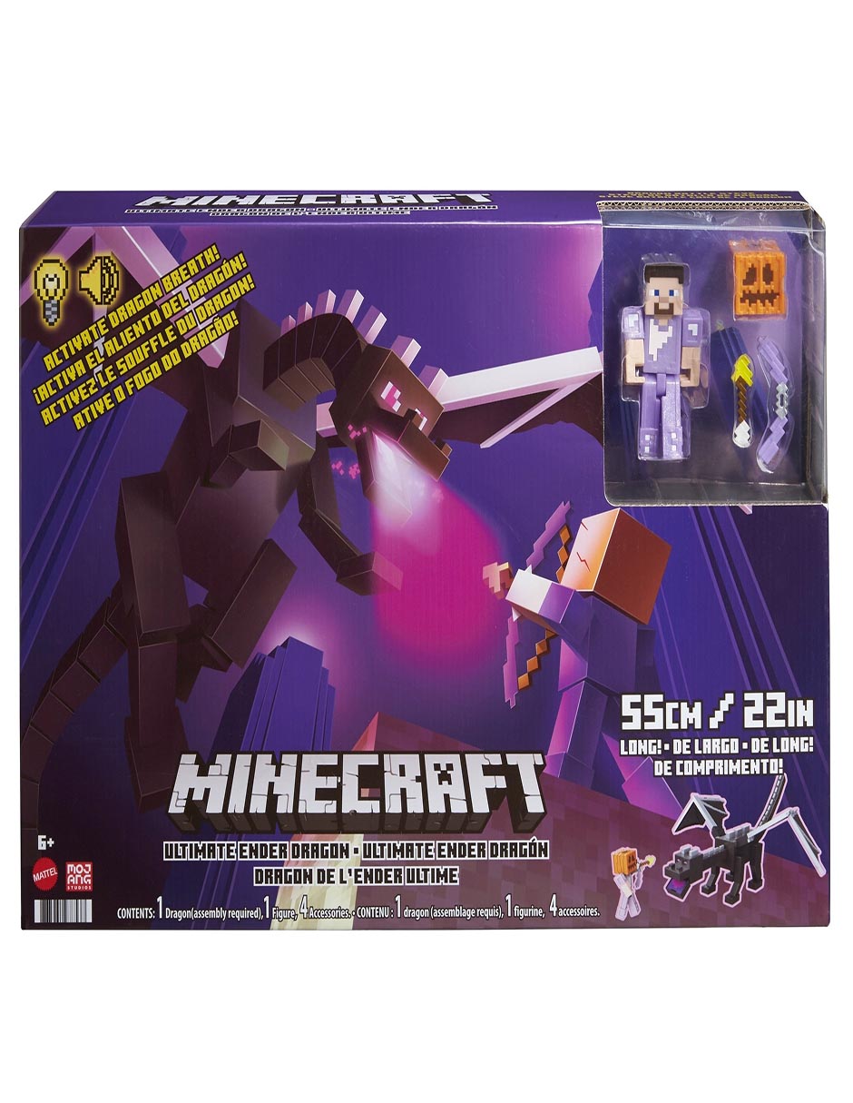 Figura de acción articulada Minecraft collectors con luz y sonido 6