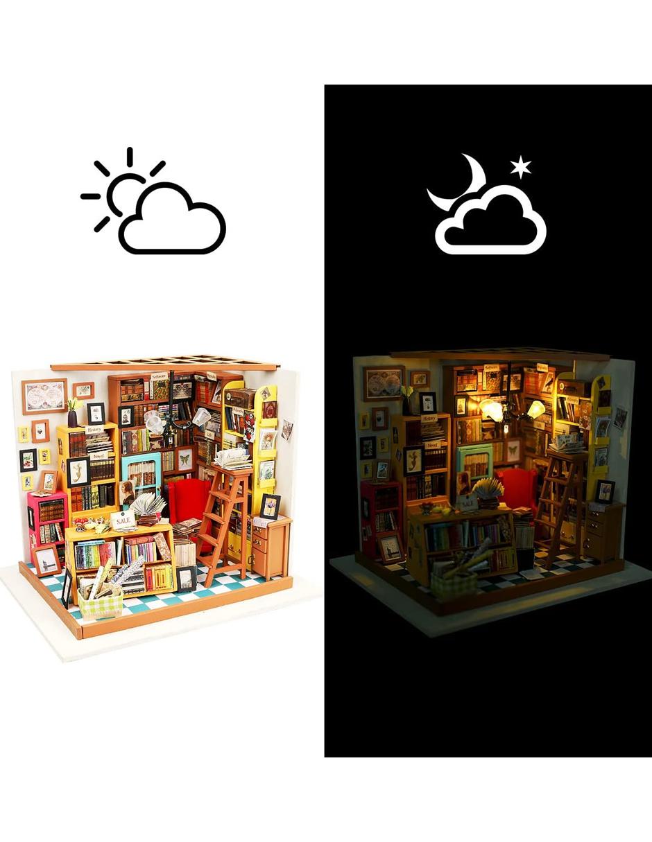 Rompecabezas Casa Miniatura Estudio Sam Madera 3