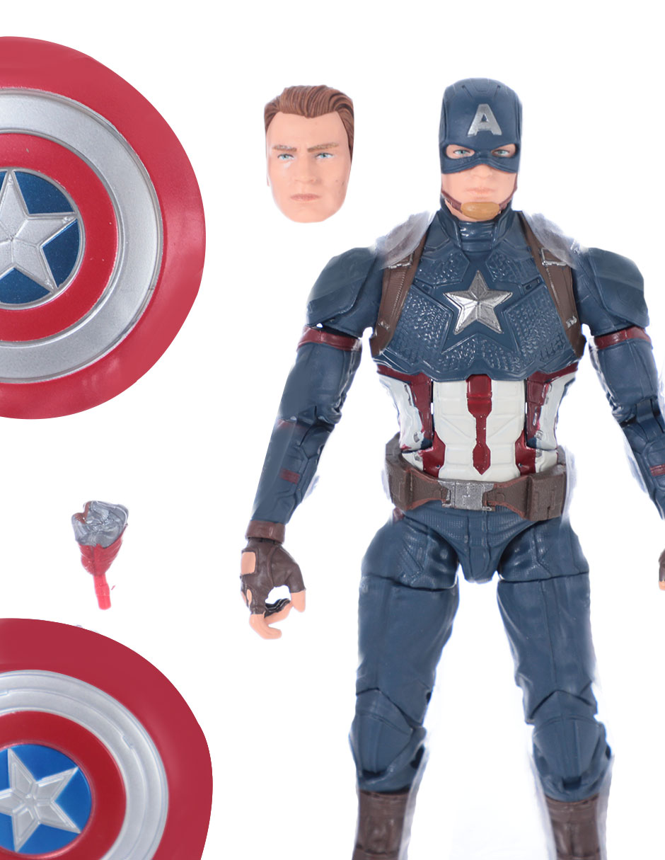 Figura de acción Legends Capitán América Marvel 2