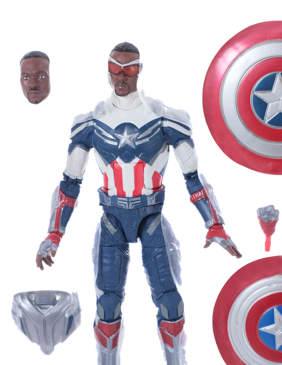 Figura de acción Legends Capitán América Marvel 3