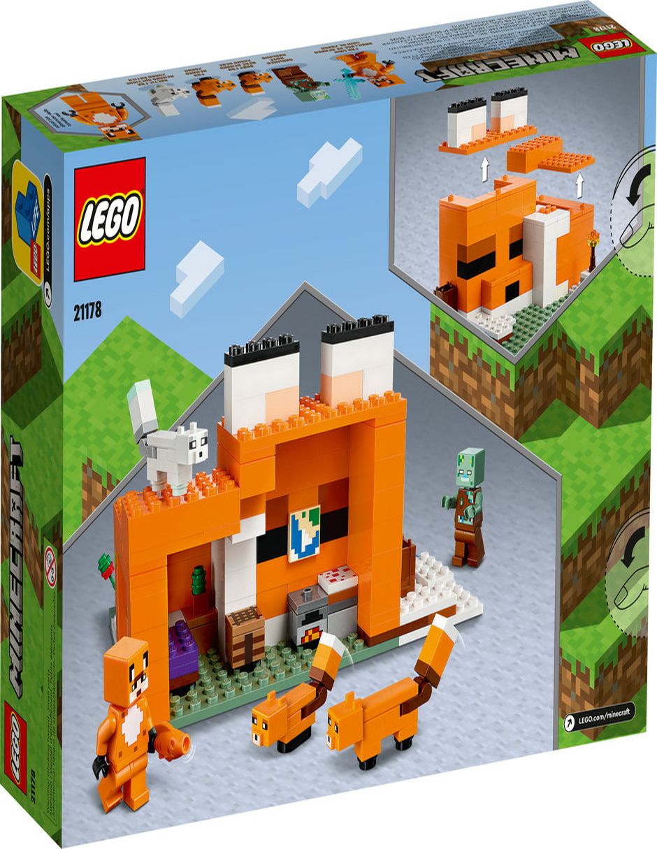 Minecraft El refugio zorro 21178 8
