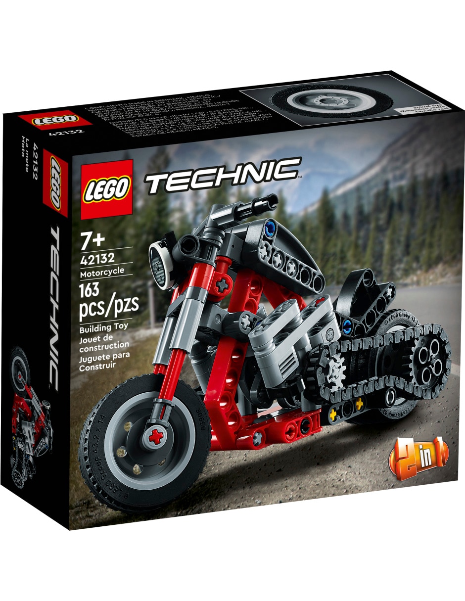 Figura Armable Lego Moto de Technic con 163 piezas