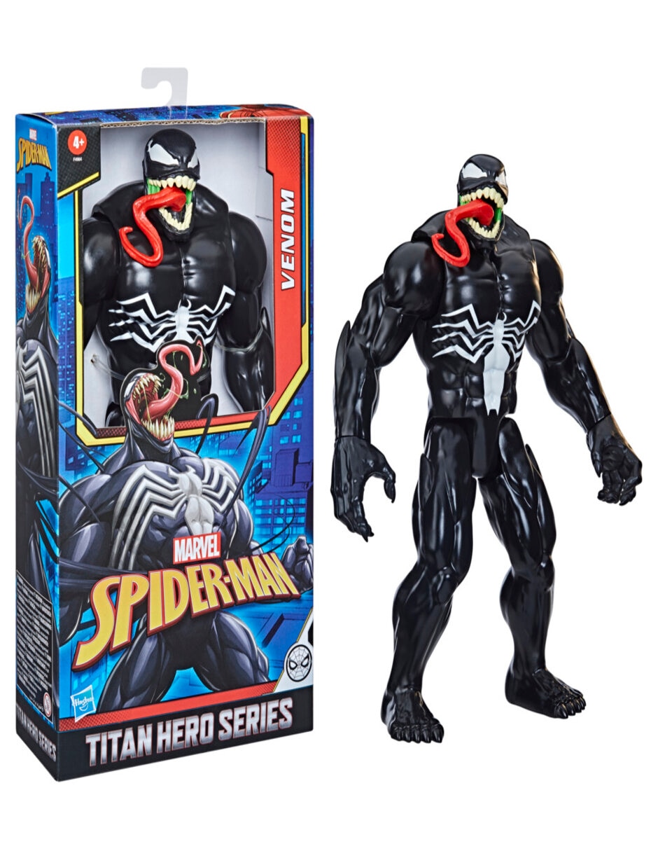 Figura de acción Marvel: Venom titan hero Spider-Man 2