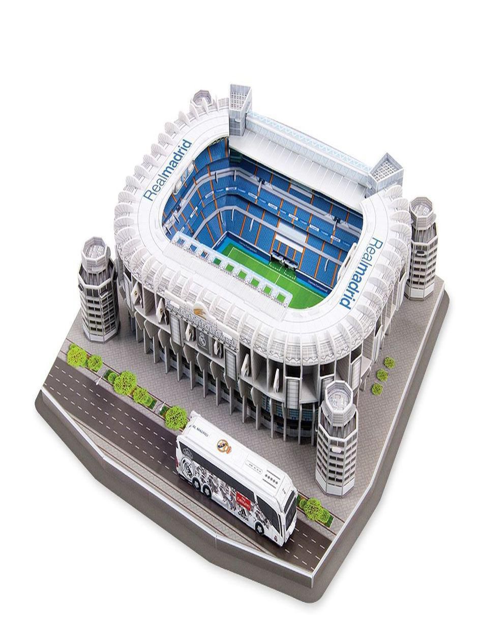 ajedrez Sucio Descifrar Rompecabezas 3D Estadio Santiago Bernabeu, Real Madrid Nanostad |  Liverpool.com.mx