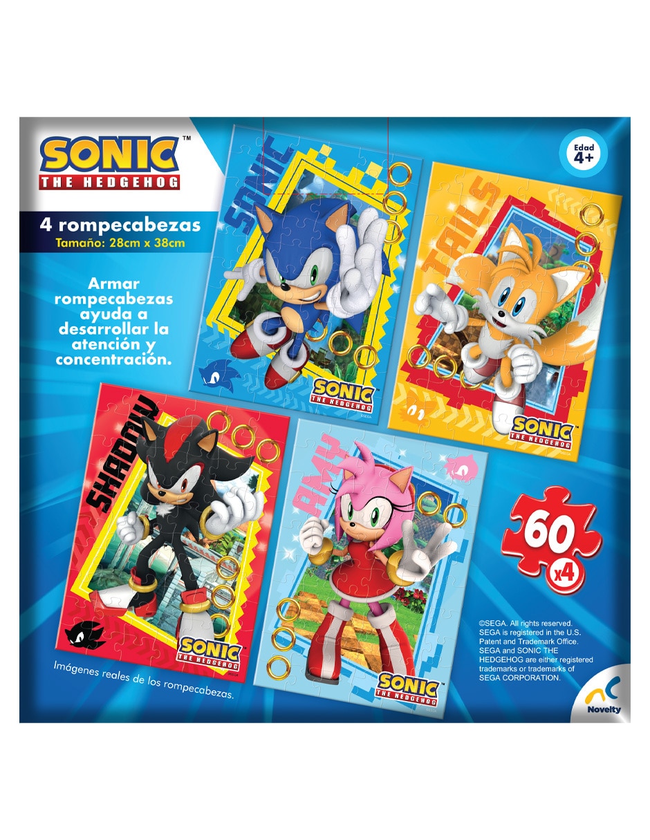 Rompecabezas 4 en 1 Sonic 2