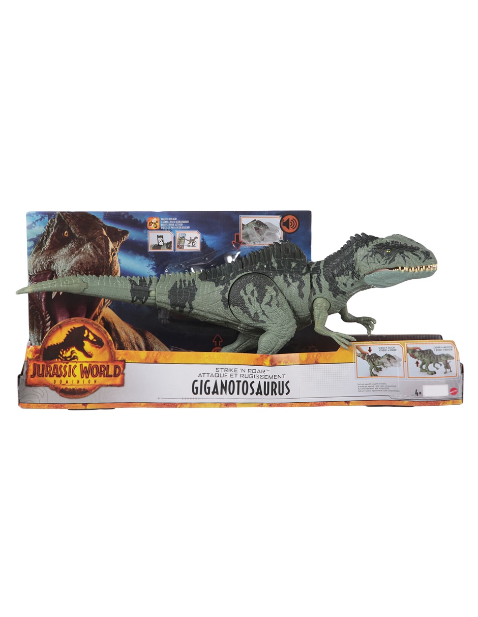 Figura de acción Gigantosaurus Mattel con sonido articulado Jurassic World