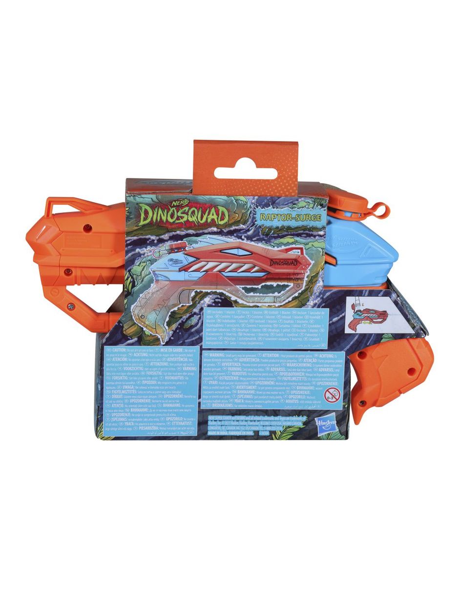 Lanzador de agua Super Soaker Dinosquad Raptor-Surge 4