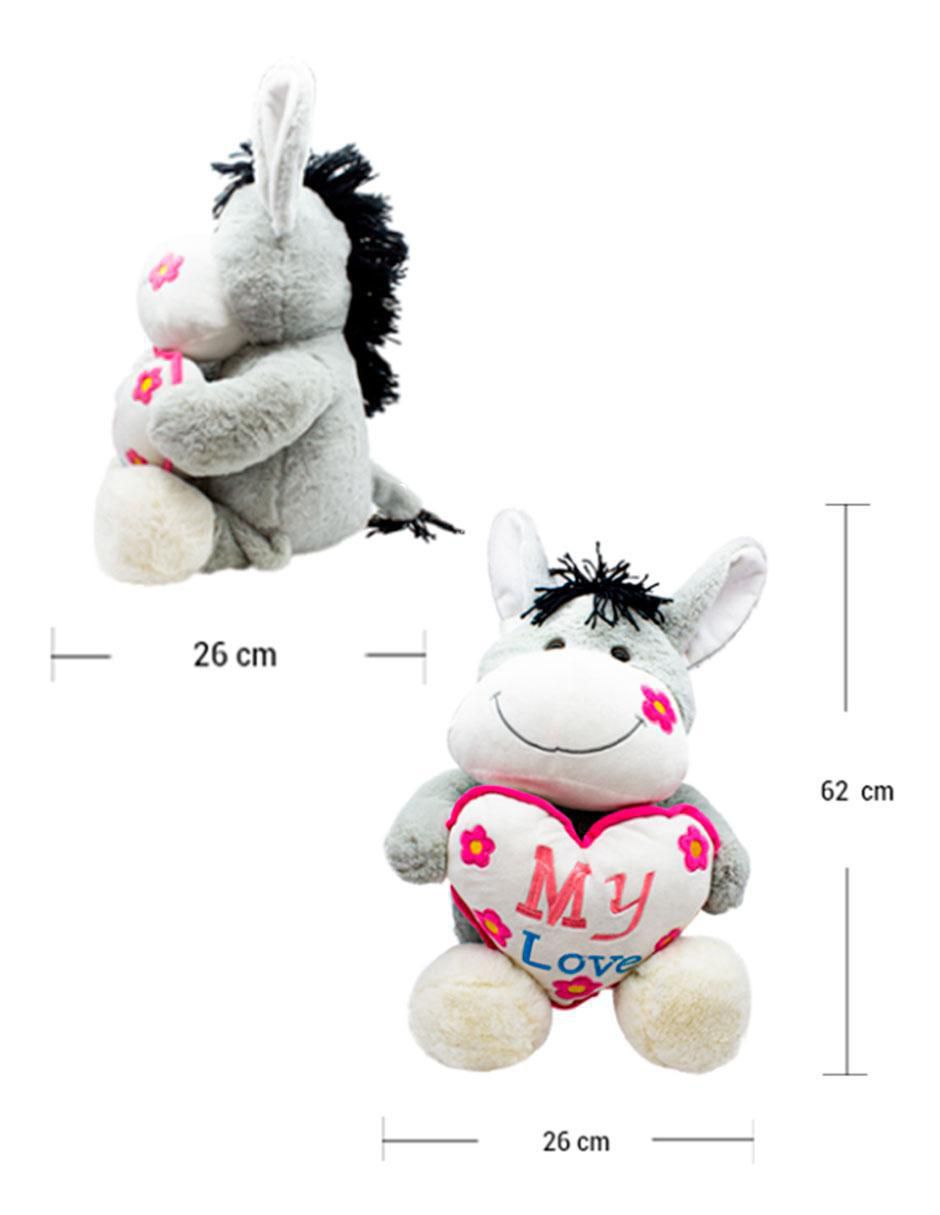 Peluche de Burro de 62 cm 4