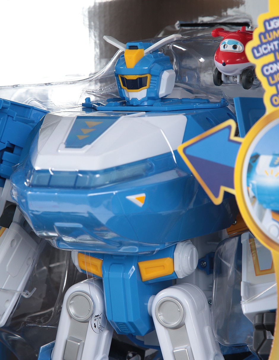 Vehículo transformable world aircraft robot Super Wings 4