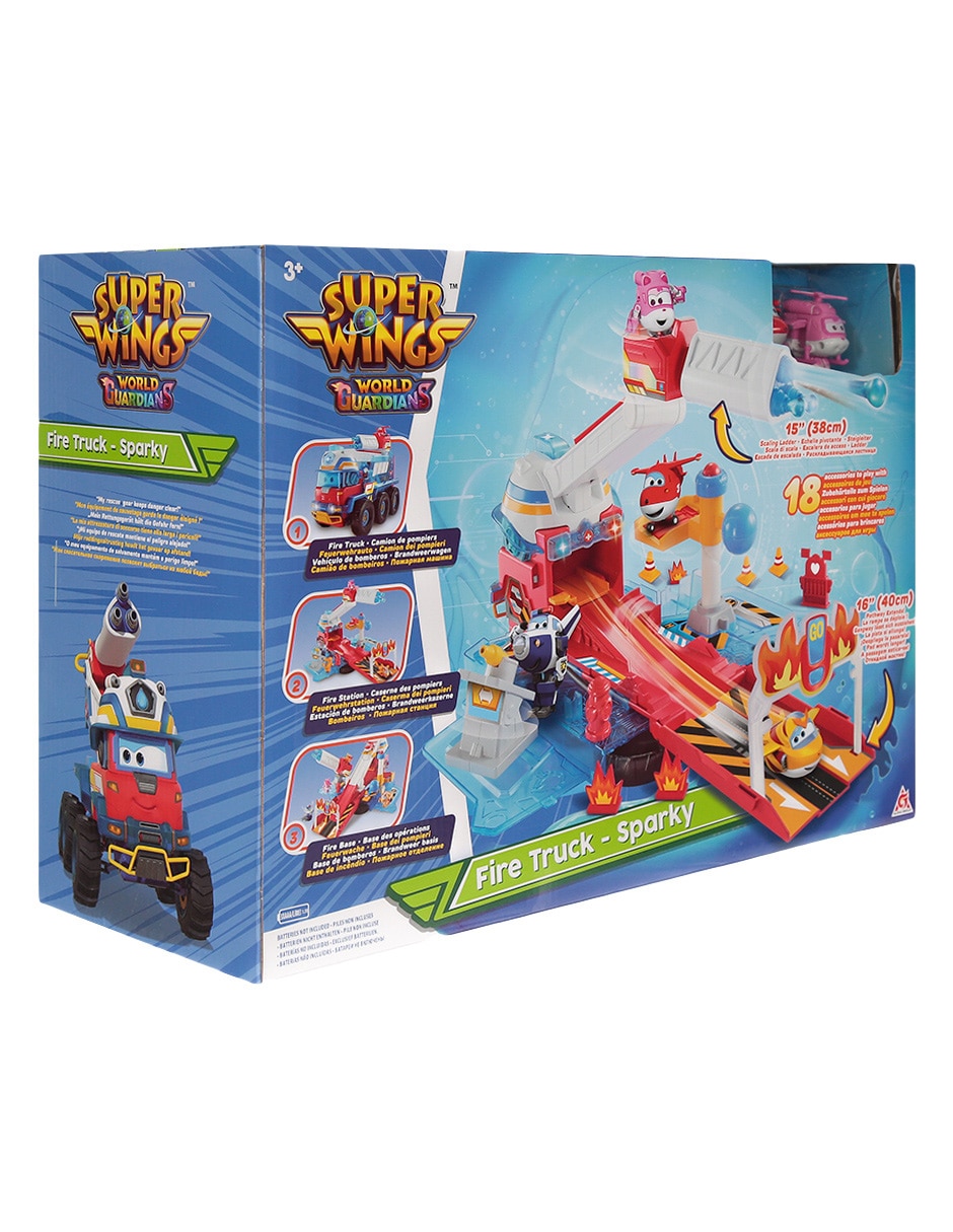 Automóvil convertible fire truck-sparky Super Wings 2